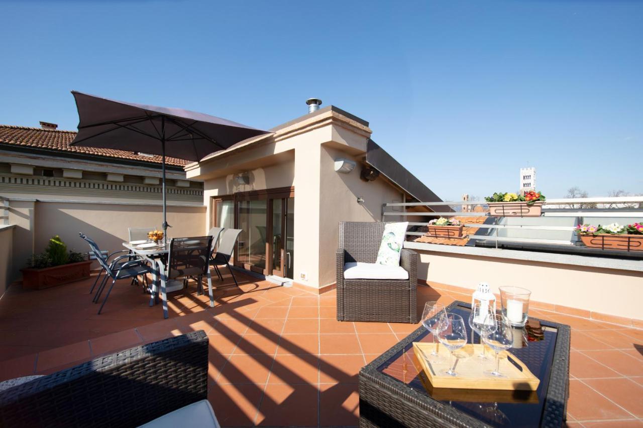 Rooftop Delight With Terrace Lucca Eksteriør bilde